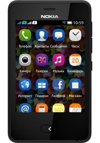Мобильный телефон Nokia Asha 501 Dual Sim Black