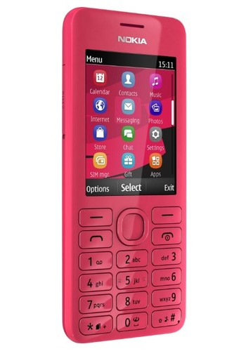 Мобильный телефон Nokia 206 Magenta